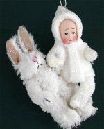 Snow Child with Bunny